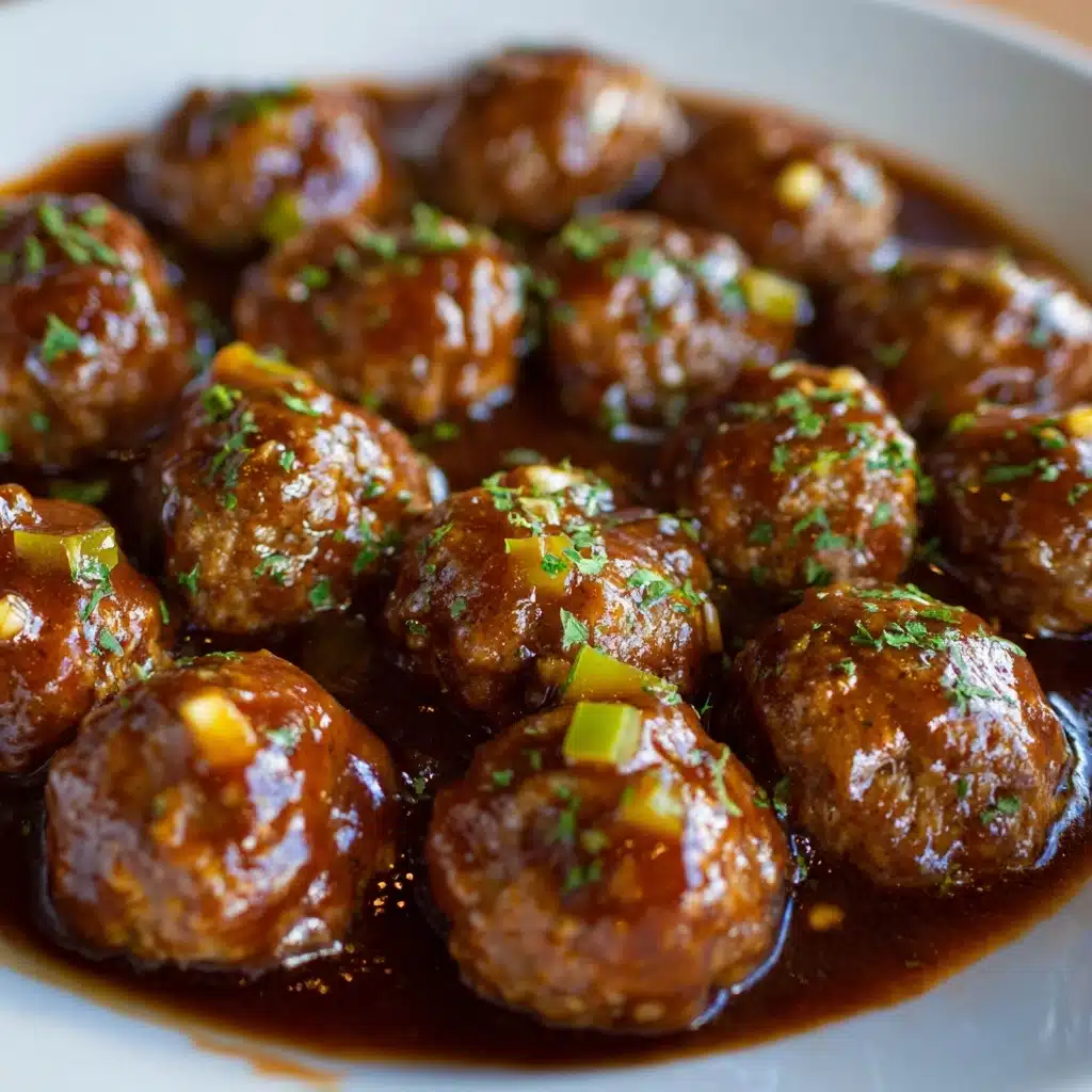 Cajun Meatballs in Brown Gravy Recipe - Recipe Image