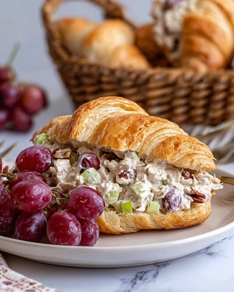 Croissant Chicken Salad Sandwiches Recipe