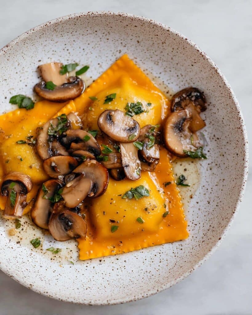 Sweet Potato and Spinach Ravioli Recipe