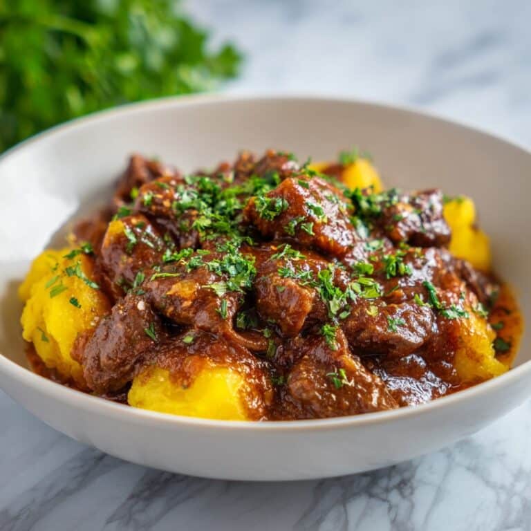 Crockpot Beef Tips with Rich Homemade Gravy Recipe