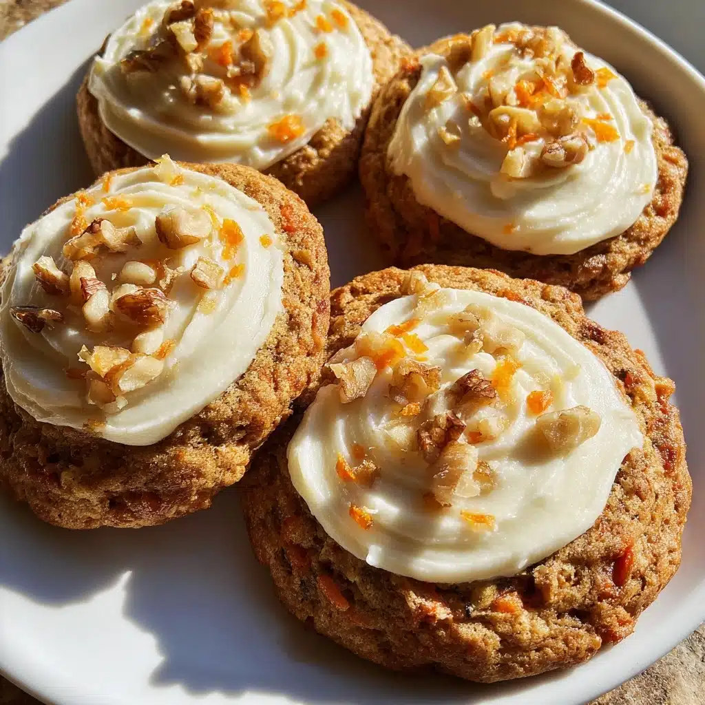 Delicious Carrot Cake Cookies with Cream Cheese Frosting! Recipe - Recipe Image