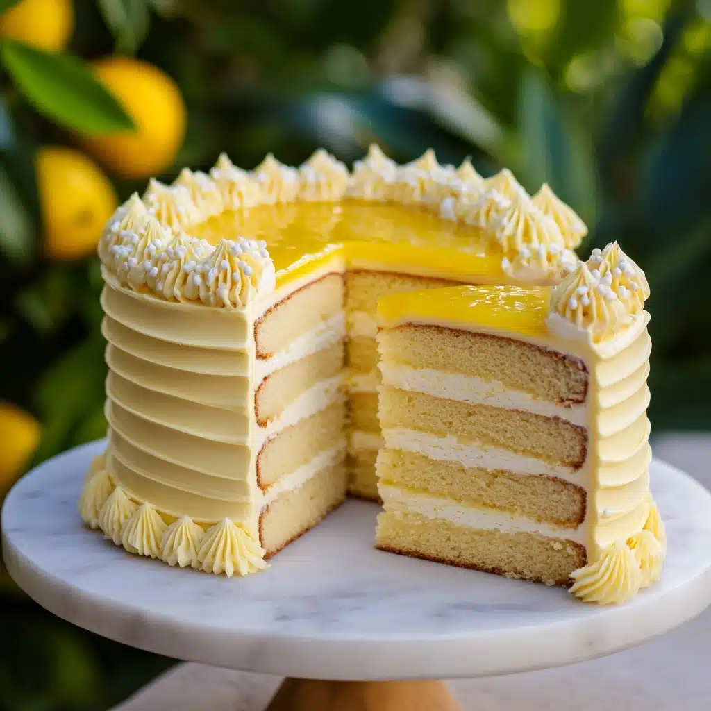 Lemon Velvet Cake Recipe - Recipe Image
