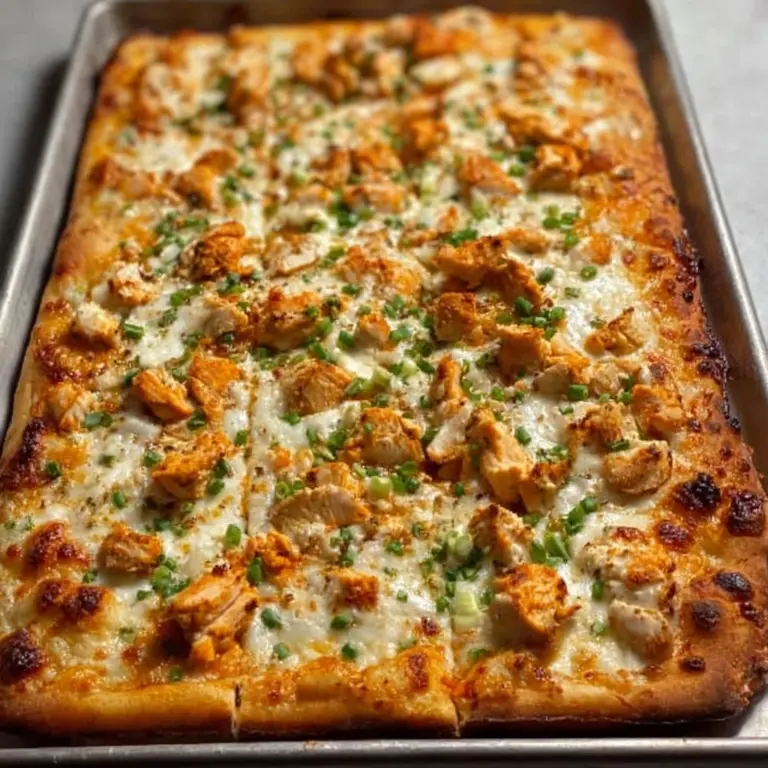 Buffalo Chicken Flatbread: A Must-Try Tasty Delight! Recipe