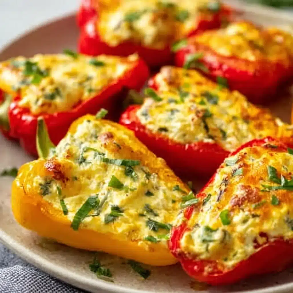 Easy Cream Cheese Stuffed Peppers Appetizer Recipe