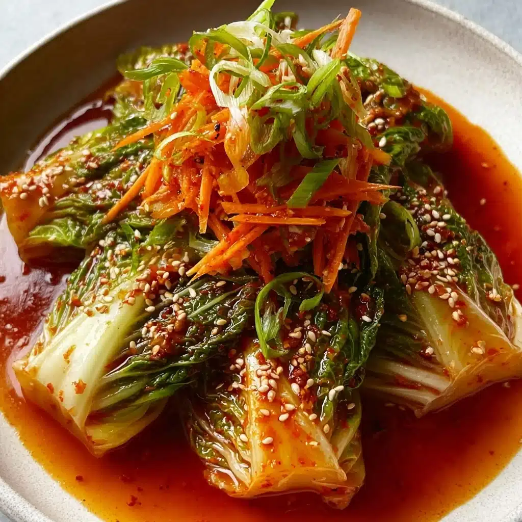 Spicy Fermented Korean Pickles Recipe - Recipe Image