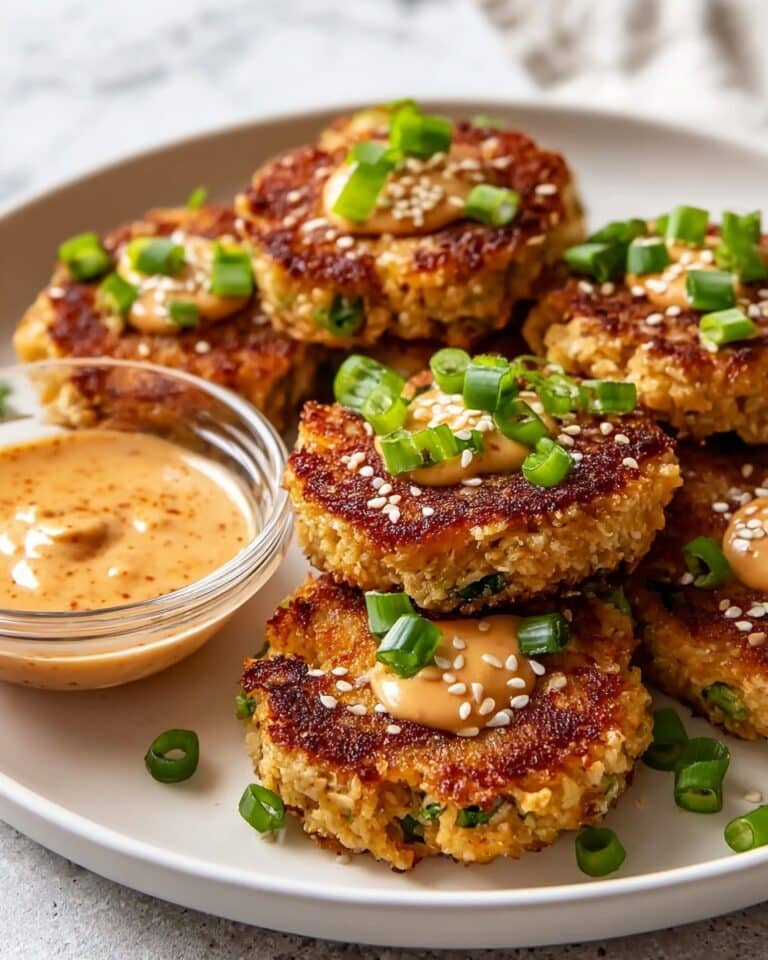 Asian Tuna Cakes with Spicy Mayo Recipe