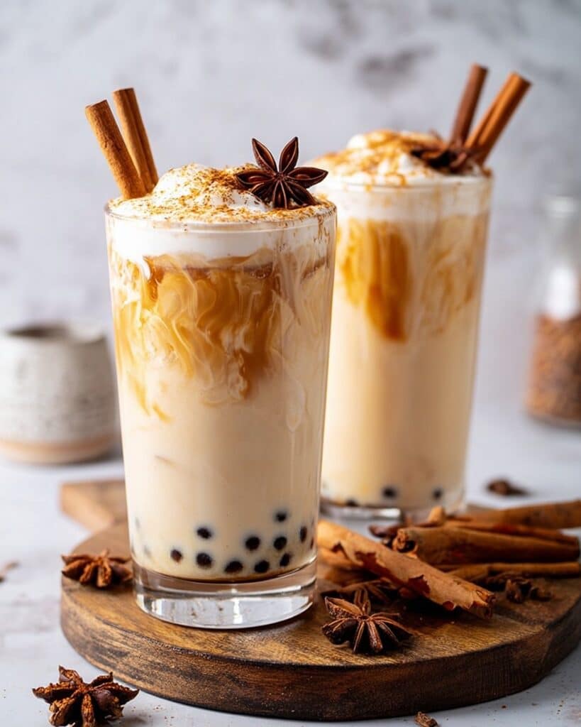 Vanilla Cinnamon Milk Tea Recipe