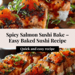Spicy Salmon Sushi Bake Recipe