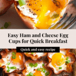 Ham and Cheese Egg Cups Recipe