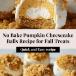No Bake Pumpkin Cheesecake Balls Recipe