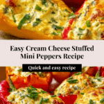 Easy Cream Cheese Stuffed Peppers Appetizer Recipe