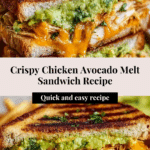 Chicken Avocado Melt Sandwich Recipe