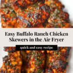 Buffalo Ranch Chicken Skewers Recipe