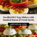 Devilled BLT Egg Sliders Recipe