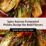 Spicy Fermented Korean Pickles Recipe
