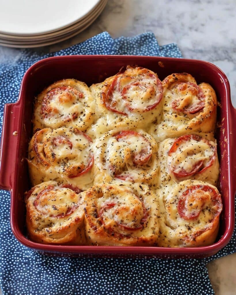 Baked Ham and Cheese Rolls with Honey Mustard Sauce Recipe