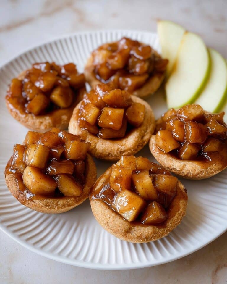 Brown Butter Apple Pie Cookies with Salted Caramel Drizzle Recipe