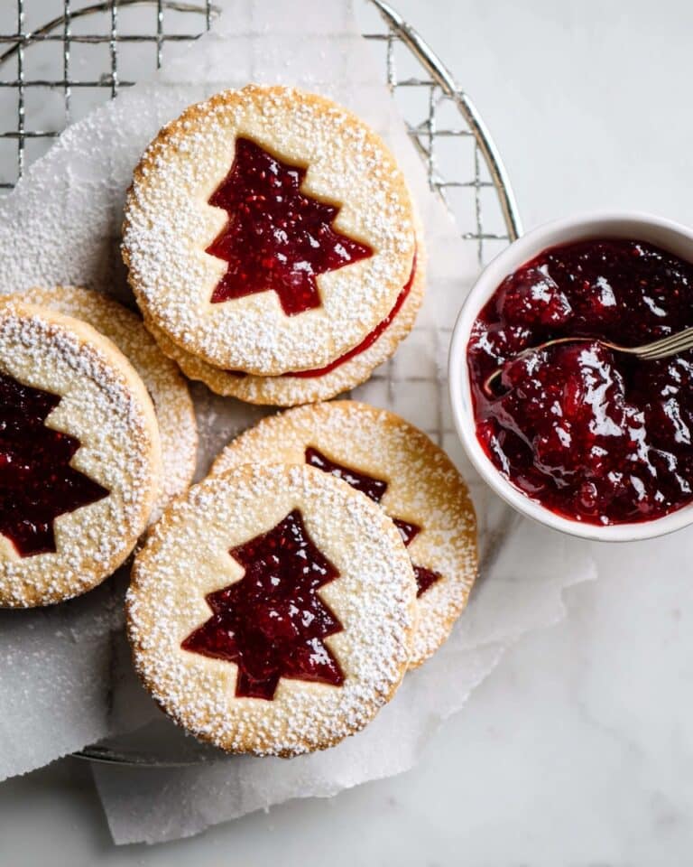 Raspberry Linzer Cookies Recipe