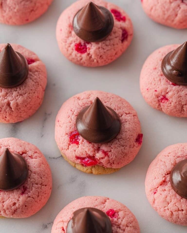 Chocolate Cherry Blossom Cookies Recipe