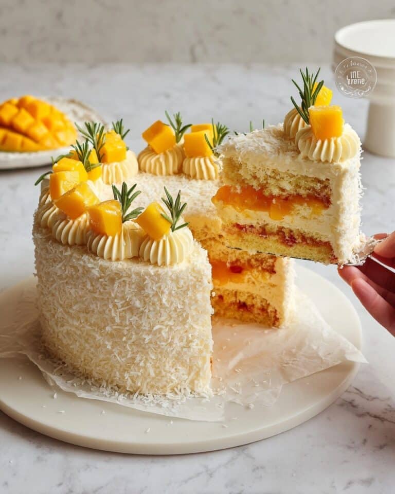 Vegan Mango Coconut Cake Recipe
