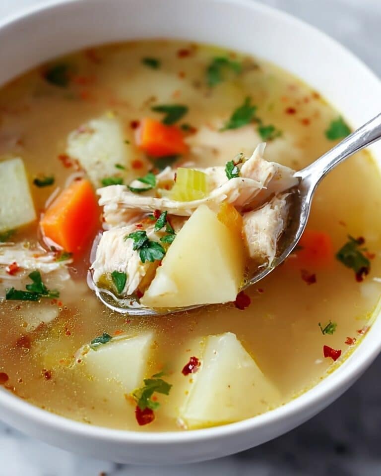 Comforting Chicken Soup with Potatoes Recipe