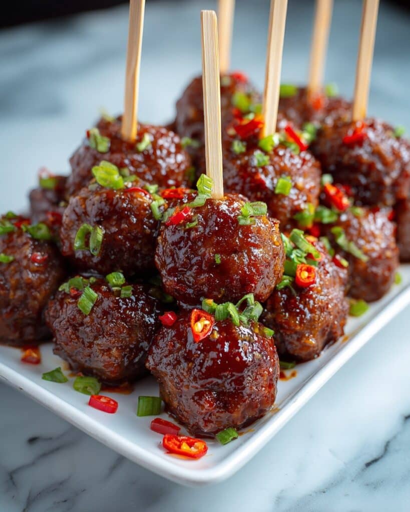 Sweet Chili Glazed Meatballs Recipe