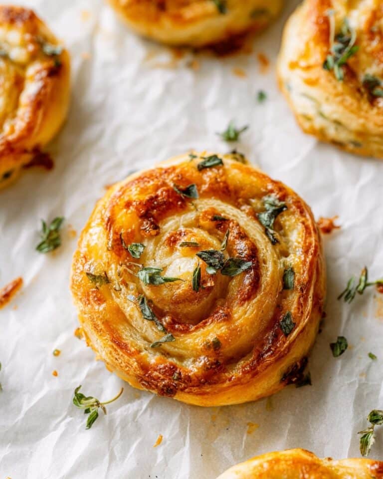 Prosciutto, Sage & Gruyere Puff Pastry Pinwheels Recipe