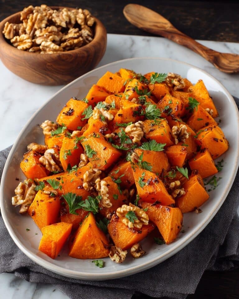 Walnut Maple Roasted Sweet Potatoes Recipe