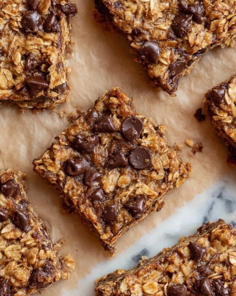 Banana Nut Oatmeal Chocolate Chip Bars Recipe