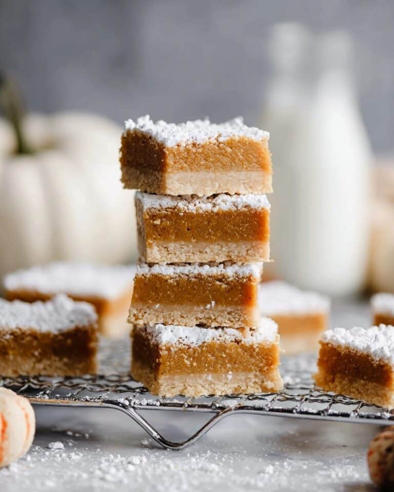 Paleo Pumpkin Pie Bars with Almond Flour Sugar Cookie Crust Recipe