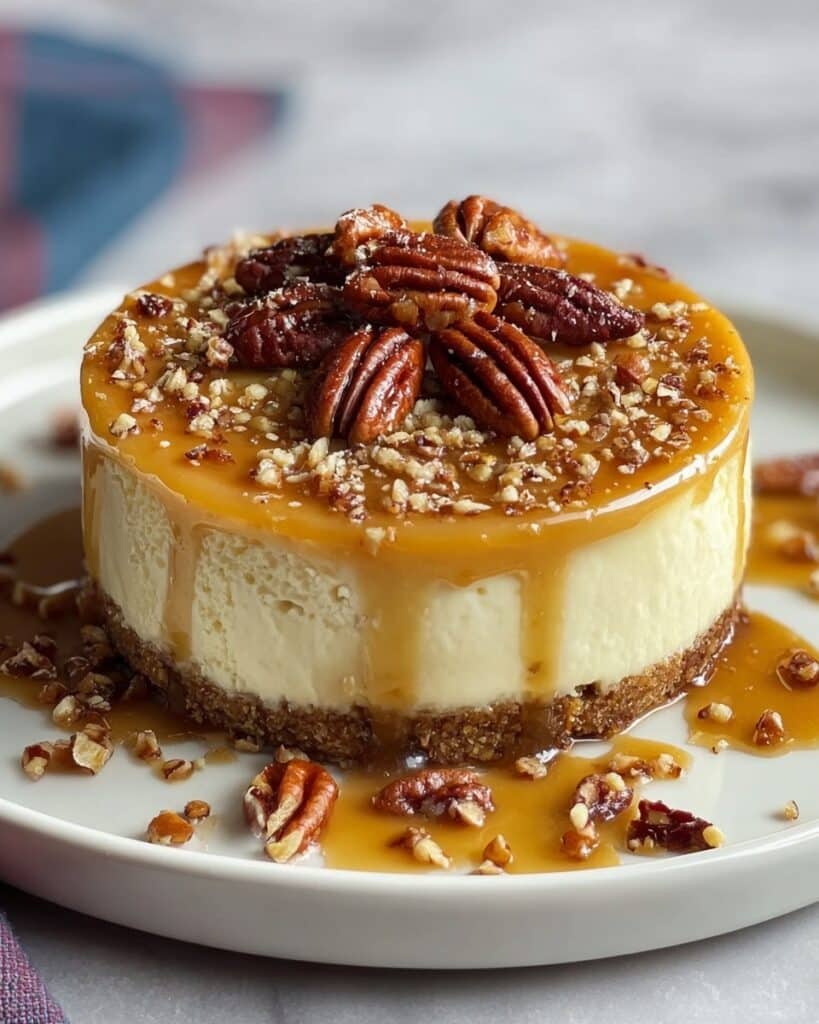Irresistible Maple Bourbon Crème Brûlée Cheesecake Recipe