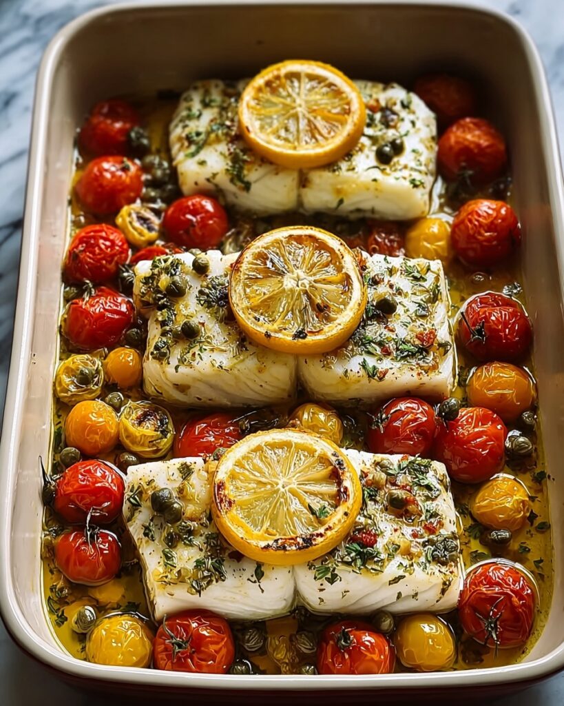Mediterranean Baked Fish Recipe