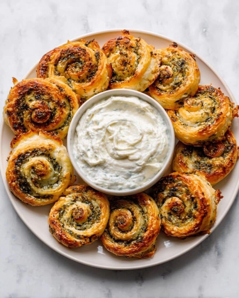Spinach and Feta Gluten-Free Pinwheels Recipe