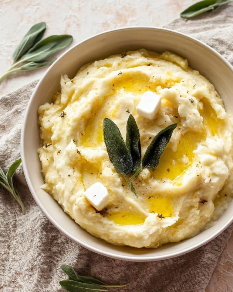 Ridiculously Fluffy Vegan Mashed Potatoes with Dairy-Free Sour Cream Recipe