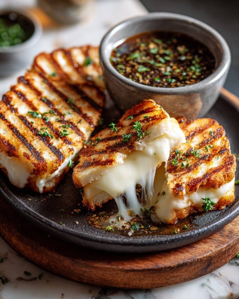Grilled Cheese Halloumi in the Air Fryer Recipe