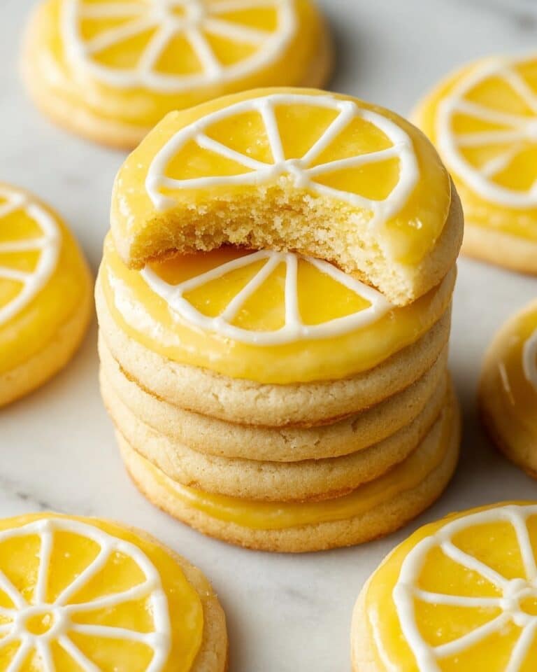 Iced Vegan Lemon Soft Sugar Cookies Recipe