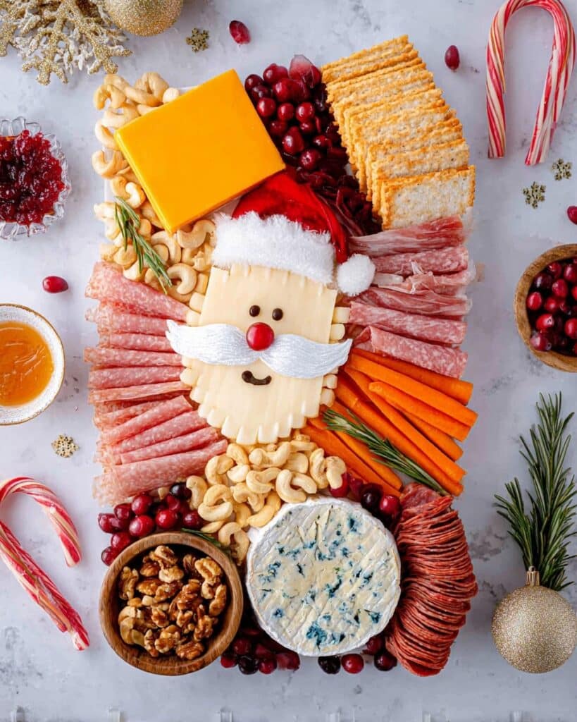Santa Claus Cheese Board Recipe