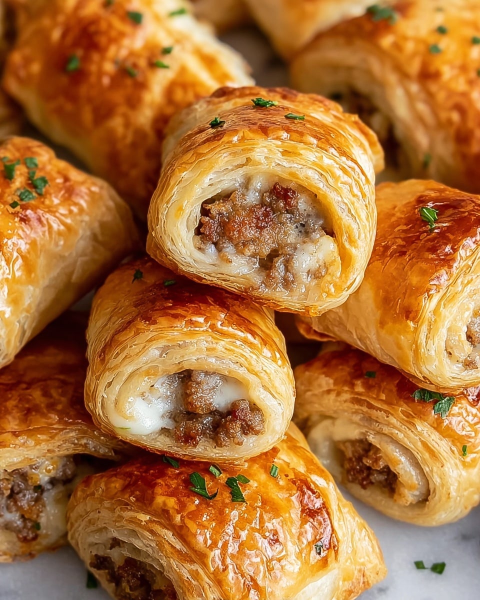 Rotel Sausage & Cream Cheese Crescent Bites Recipe