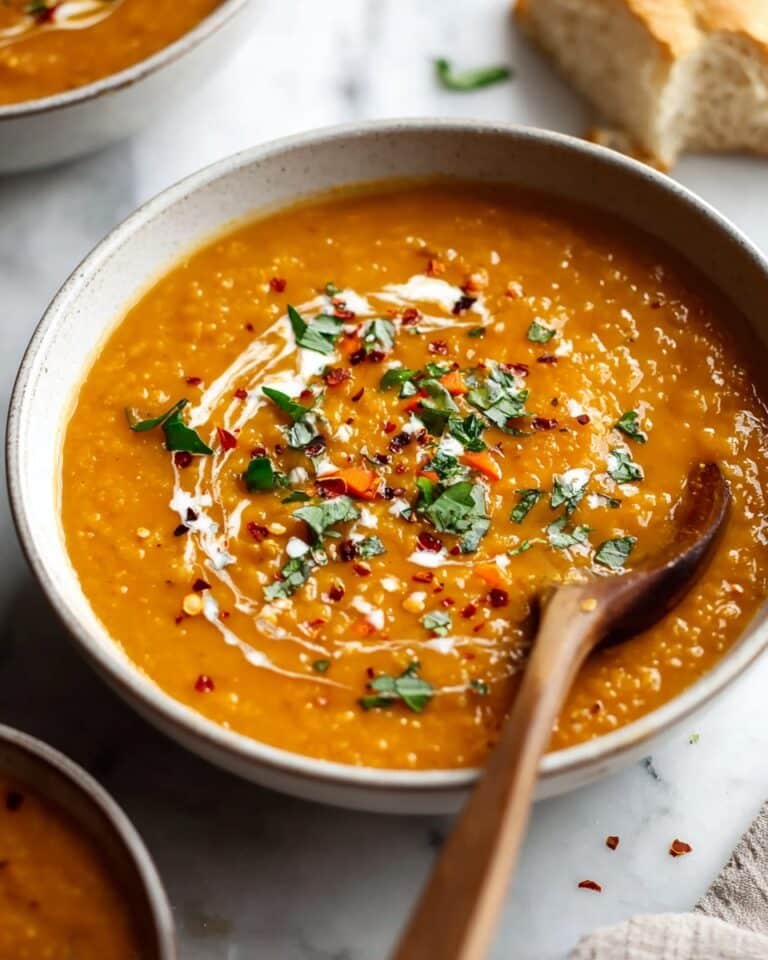Hearty Lentil Soup with Vegetables and Lemon Recipe