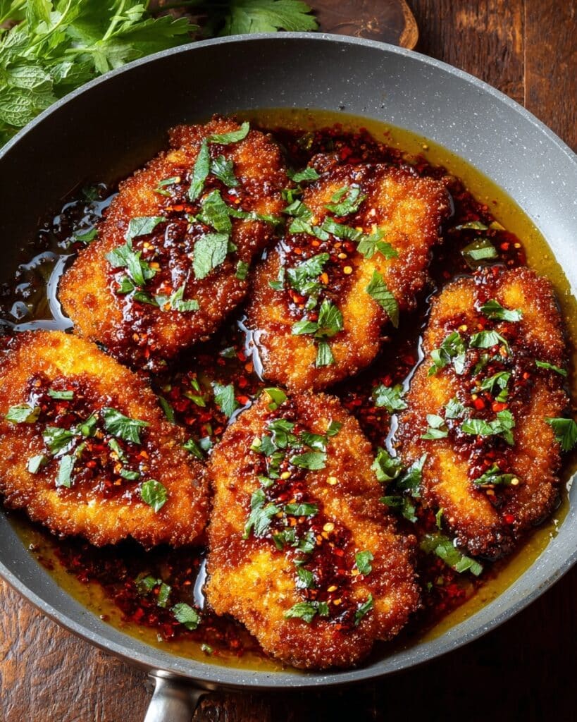Hot Honey Chicken Cutlets Recipe