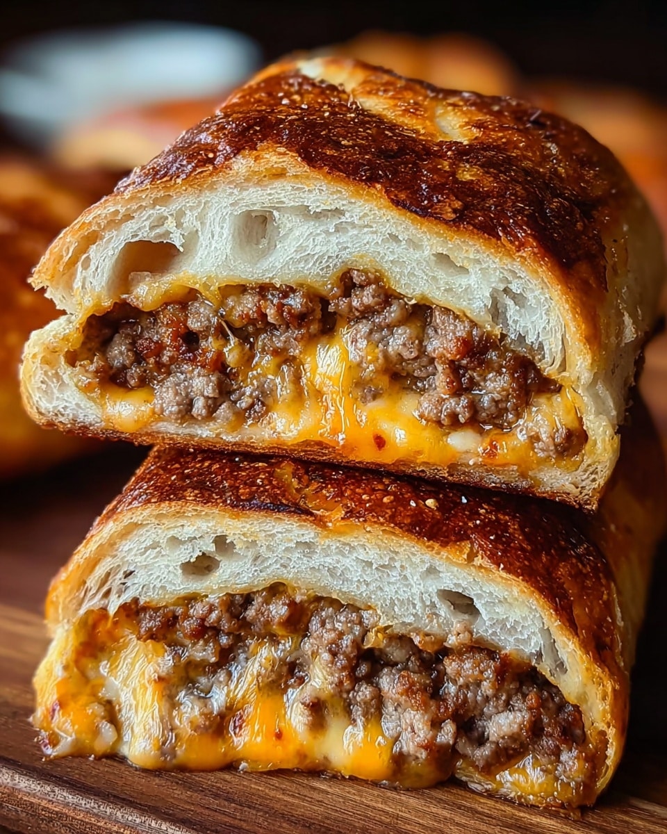 Cheesy Bacon and Beef Garbage Bread Recipe
