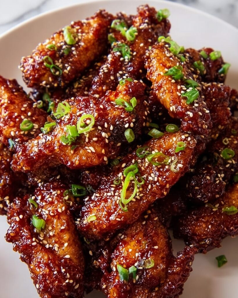 Honey Garlic Chicken Wings Recipe