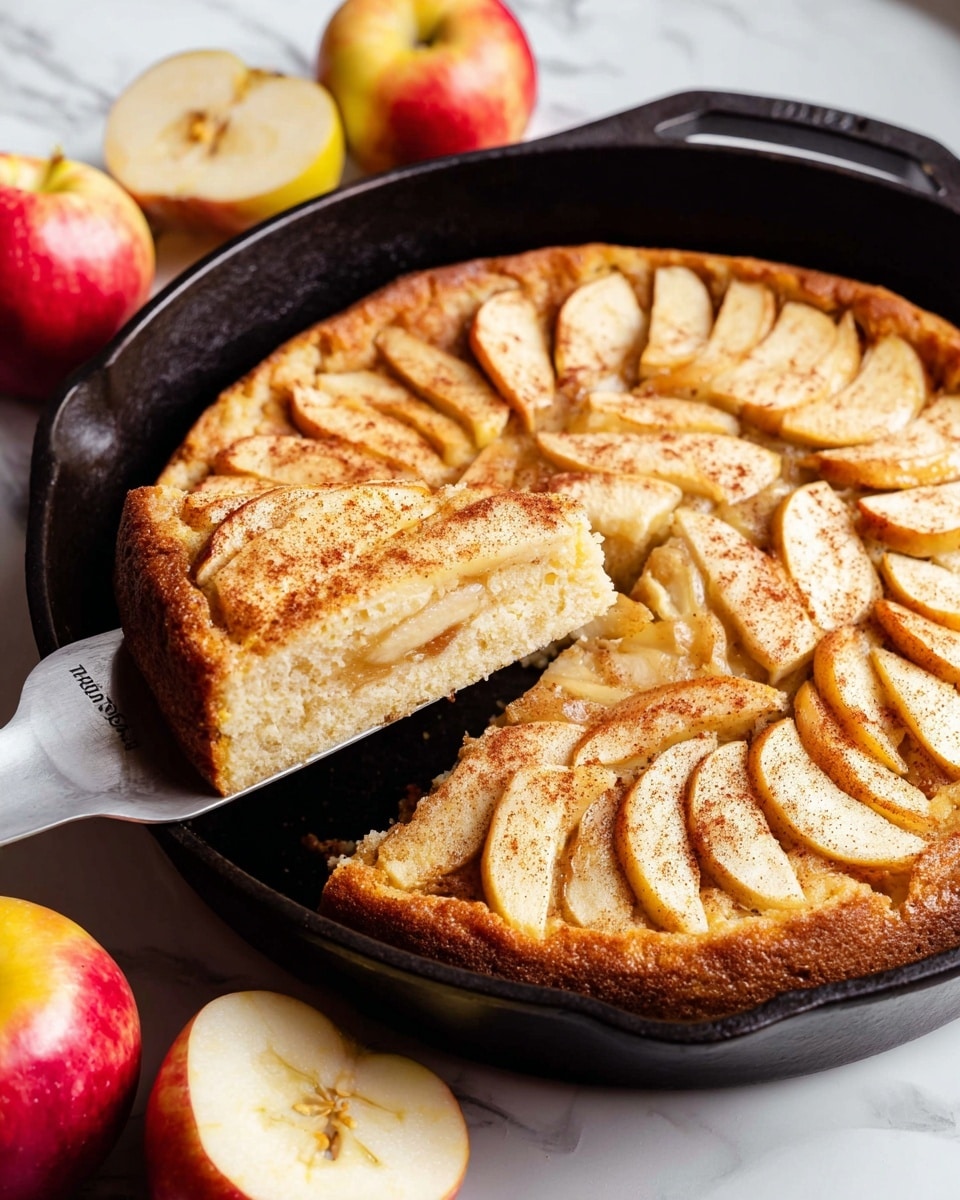 Maple Apple Skillet Cake Recipe