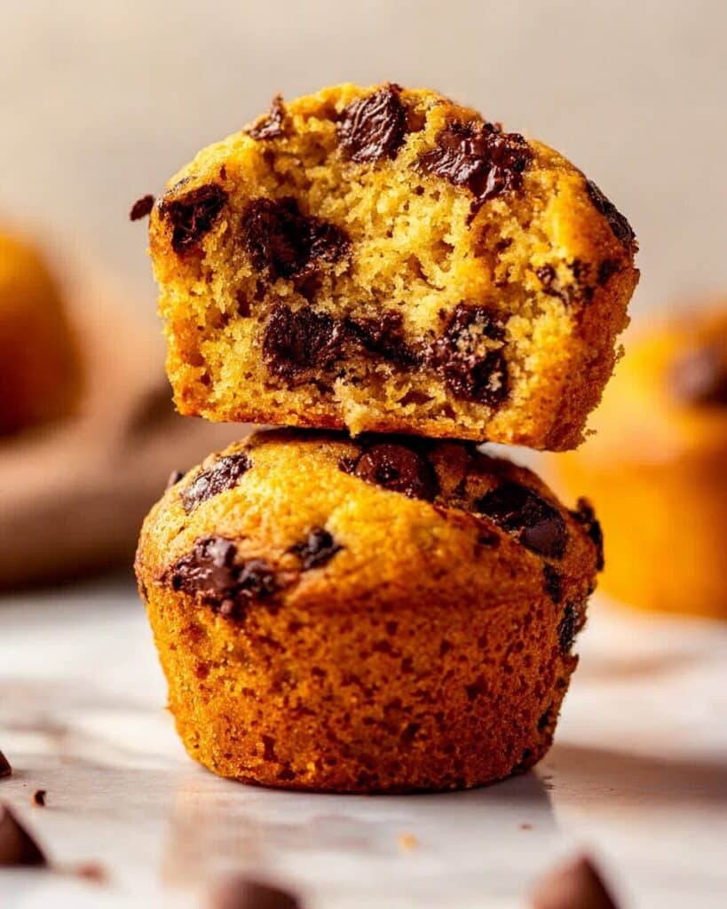 Pumpkin Chocolate Chip Muffins Recipe