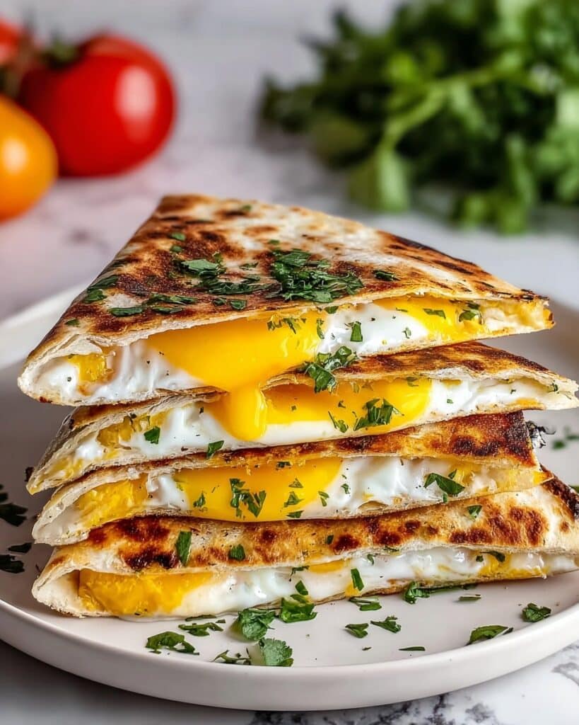 Fried Egg Quesadilla Power Breakfast Recipe
