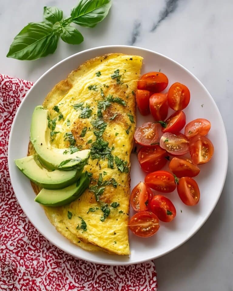 Avocado and Tomato Omelette Recipe