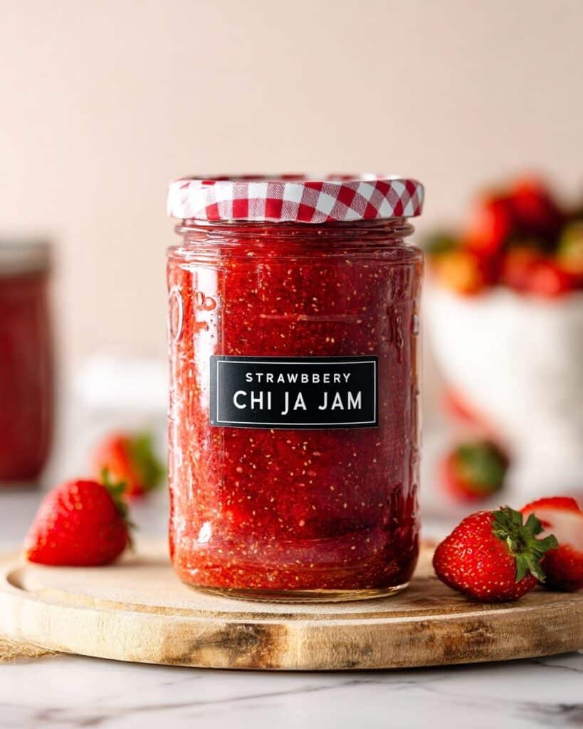 Strawberry Chia Jam (No Refined Sugar) Recipe