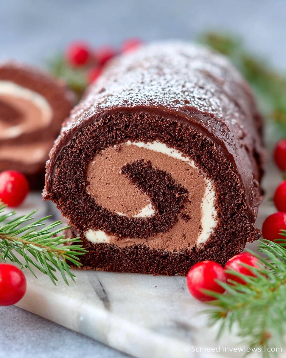 Yule Log Cake Recipe