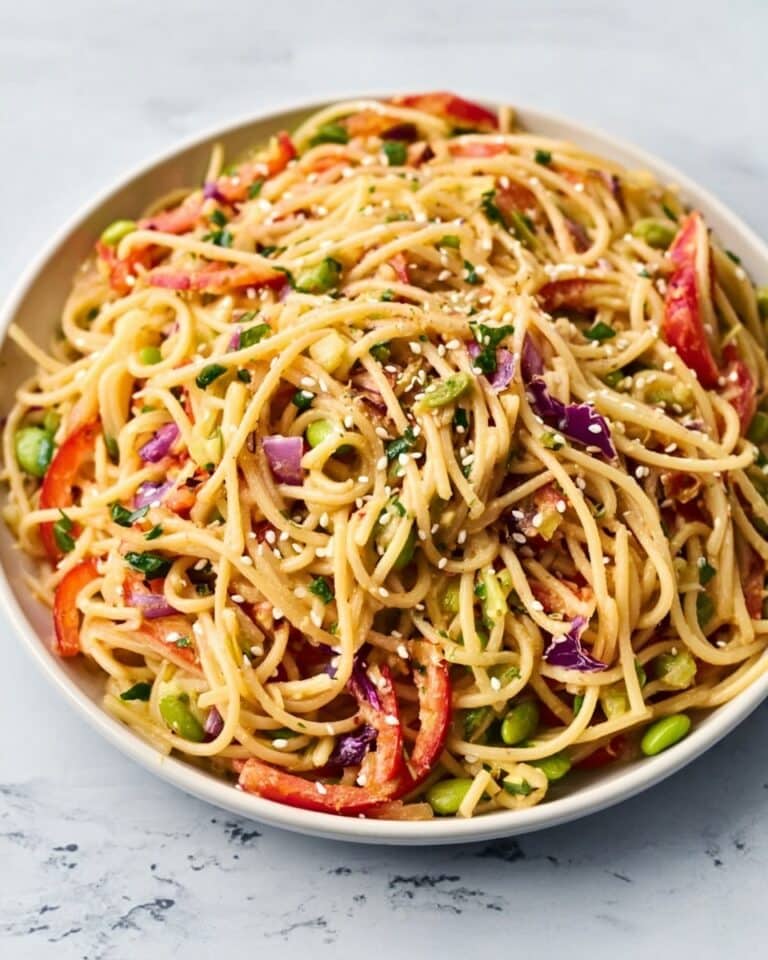 Cold Peanut Noodle Salad Recipe
