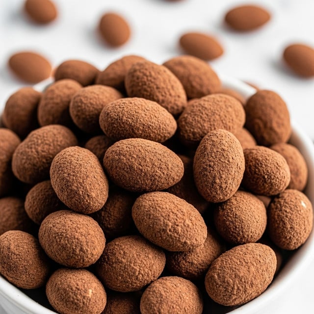 Cocoa Roasted Almonds Recipe